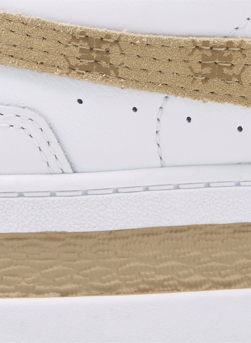 Mayze Trend 7etter Womens Platform White Beige Sneakers
