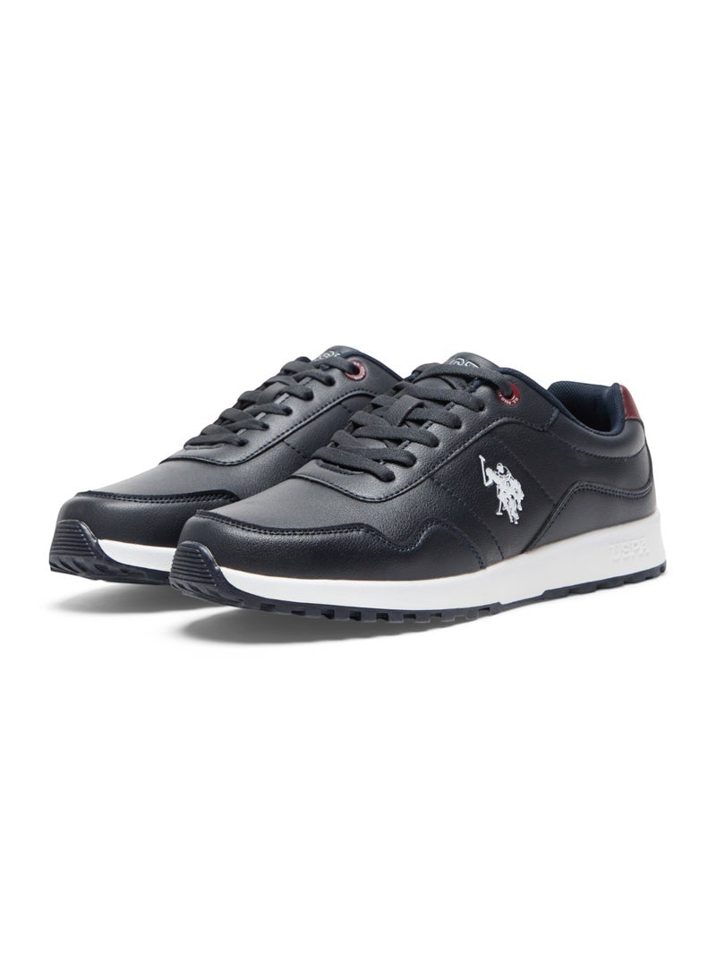 Men's Navy Casual Sneakers - Classic Style with Cushioned Comfort