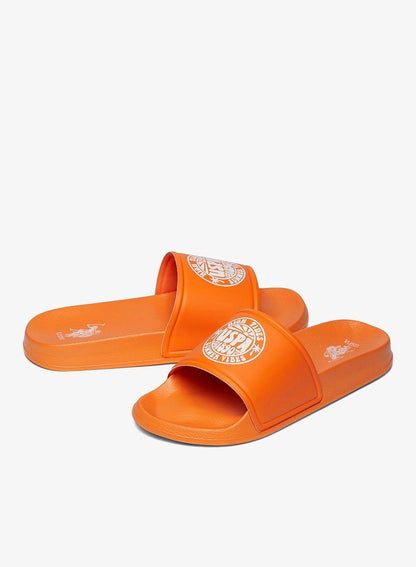 Women's Orange Slides - Lightweight, Comfortable Casual Shoes