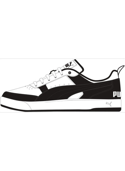 Dribble Unisex White Sneakers