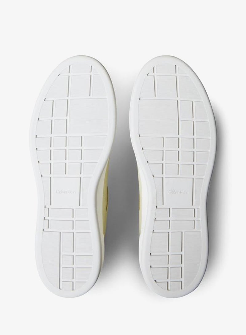Leather Logo Tape Trainers