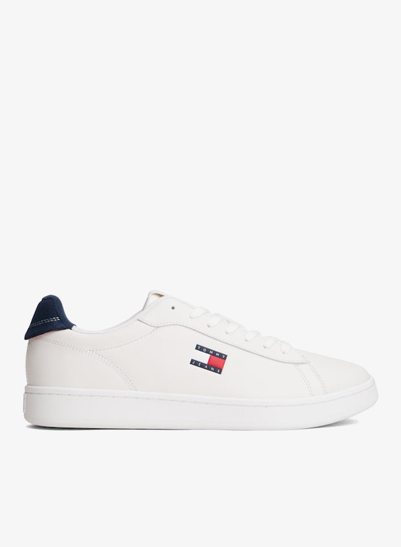 Archive Court Leather Embossed Sneakers