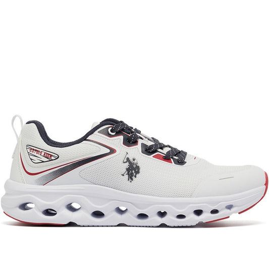 Men's White Low-Top Sneakers - Lightweight Lace-Up Design, Comfortable for Everyday Outfits
