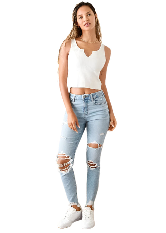 AE Ne(x)t Level Ripped Curvy High-Waisted Jegging
