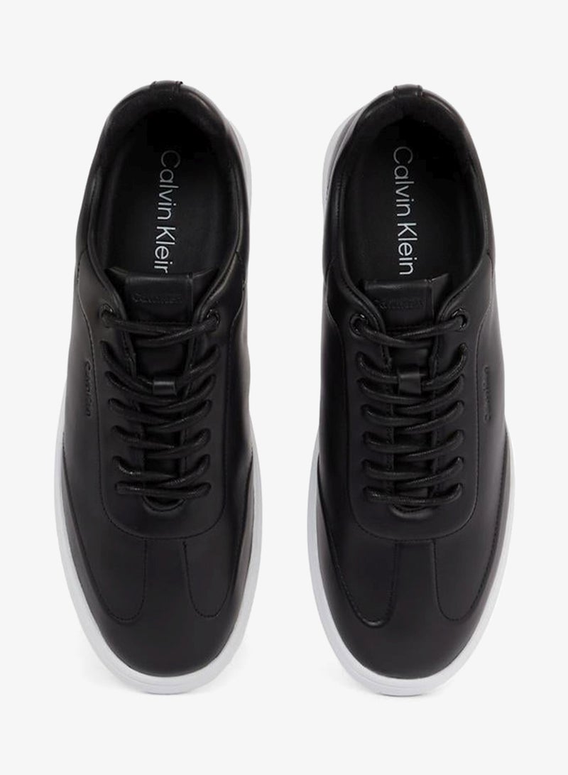 CUPSOLE LACE UP LEATHER TRAINERS