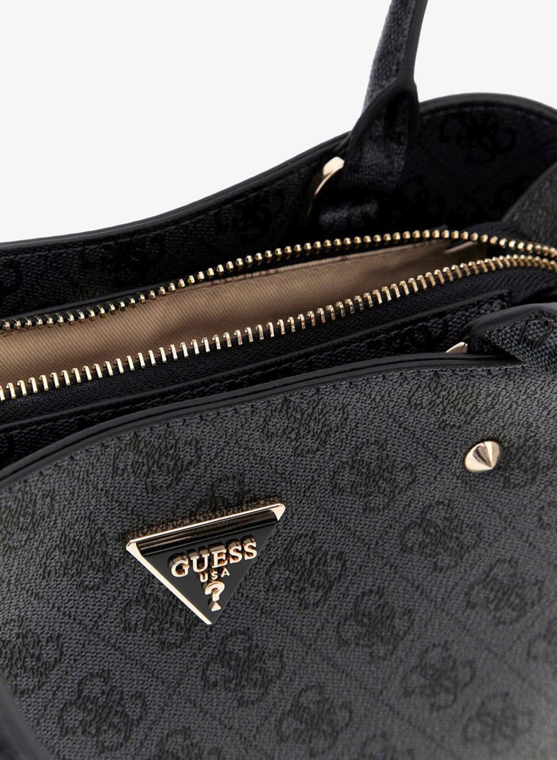 Meridian Logo Detail Satchel