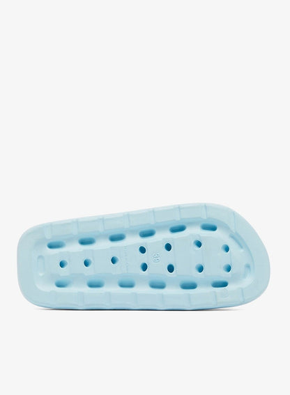 Women's Light Blue Slides - High-Quality Sole Lightweight Shoes & Trendy Design