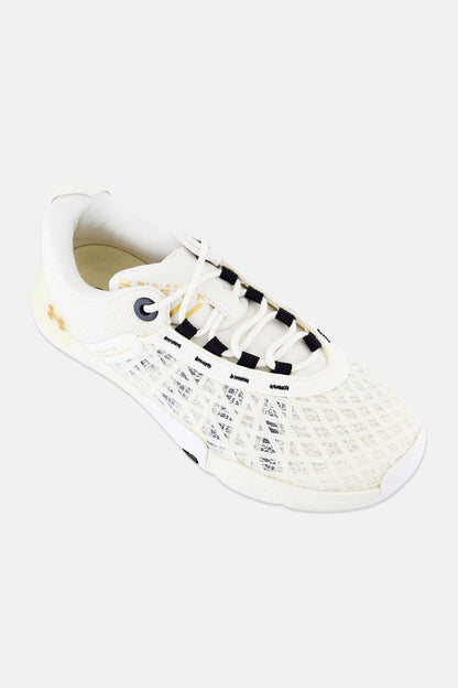 Women Ua W Tribase Lace Up Outdoor Shoes, Off White
