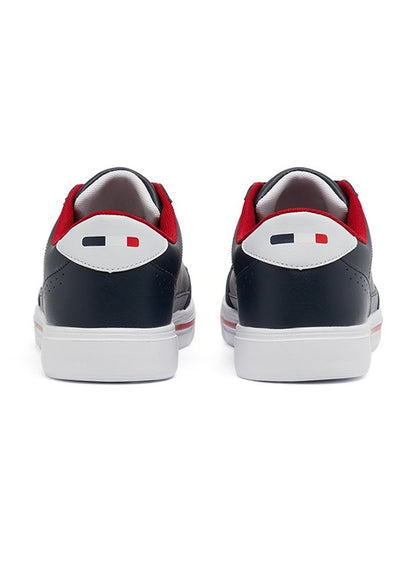 Men's Navy Low-Top Sneakers - Lightweight Lace-Up Design, Comfortable for Everyday Outfits