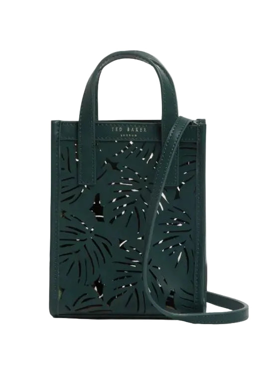 LASER CUT LEAF DETAIL NANO BAG