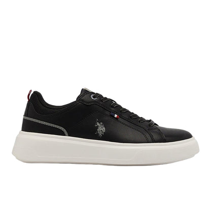Men's Black Low-Top Sneakers - Designed for Style Shoes