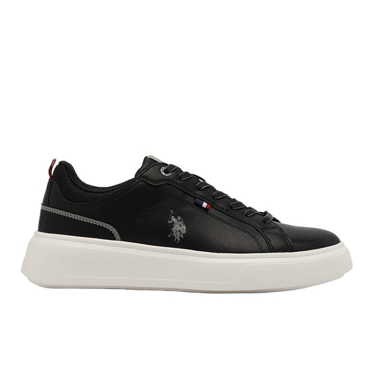 Men's Black Low-Top Sneakers - Designed for Style Shoes