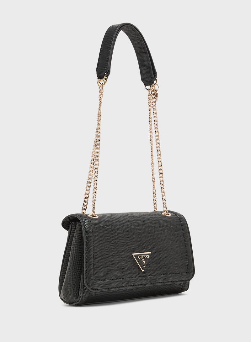 Noelle Ii Flap Over Convertible Shoulder Bag