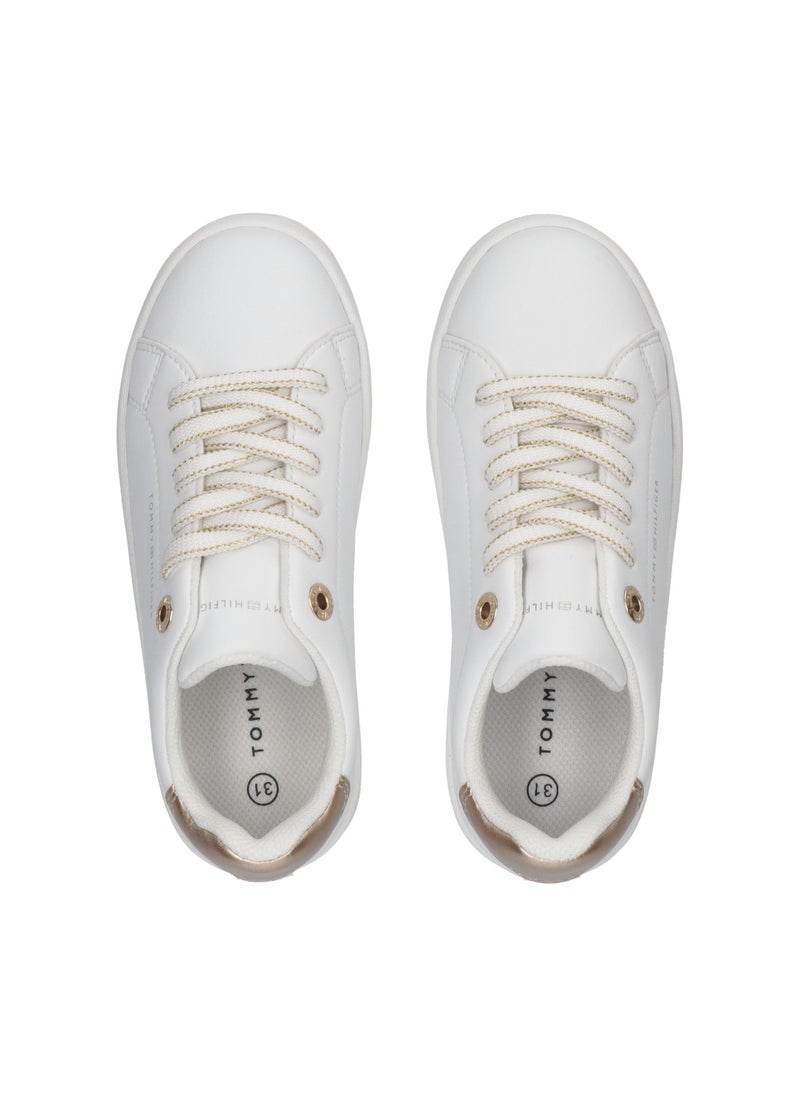 Kids Lace Up Low Top Sneakers