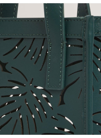LASER CUT LEAF DETAIL NANO BAG