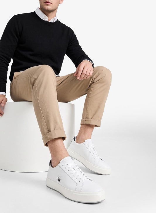 Leather Cupsole Sneakers
