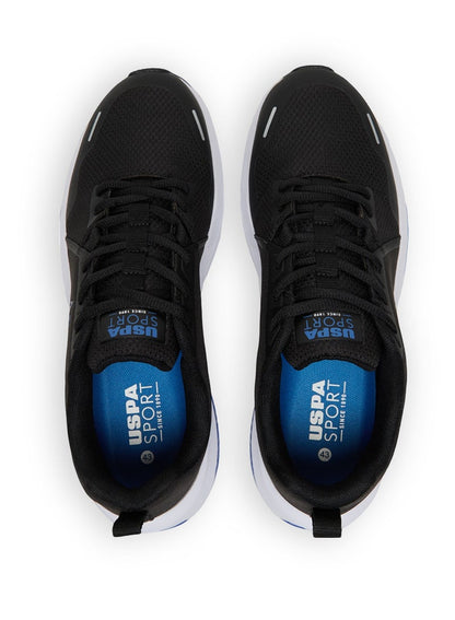 Men's Black Low-Top Sneakers – Lightweight Sleek and Comfortable for Daily Wear