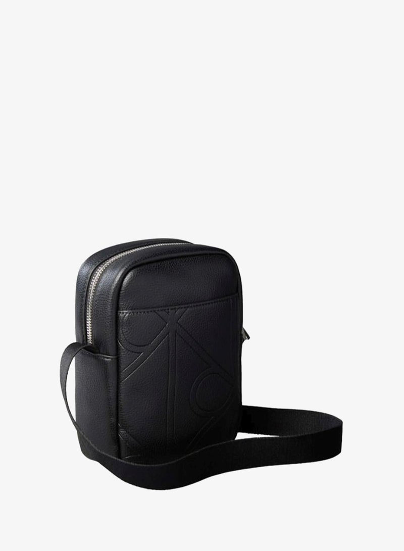 Emblem AOP Embossed Slim Reporter