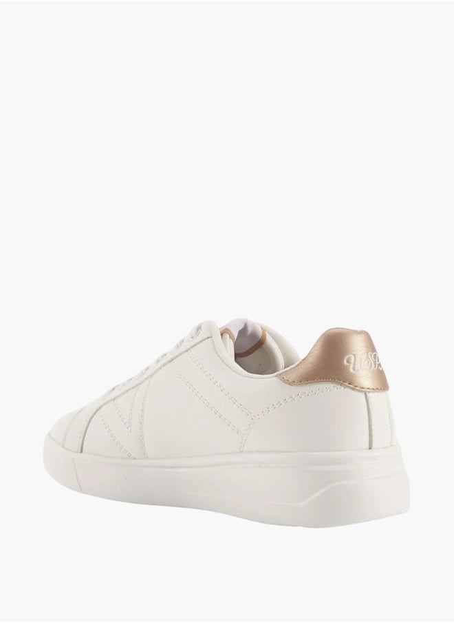 Women's Logo Detail Lace-Up Sneakers