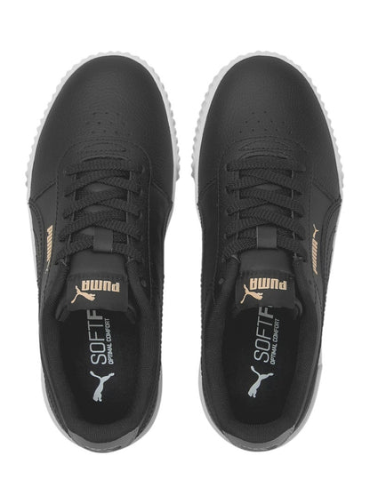 Carina L Girls Black Trainers