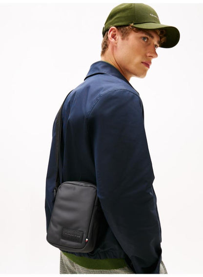 Textile Logo Patch Crossbody Reporter Bag