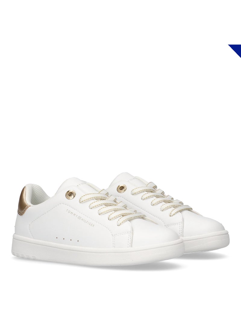 Kids Lace Up Low Top Sneakers