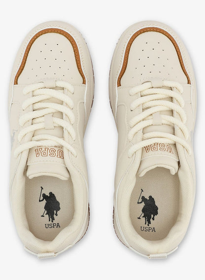 Women's  Beige Low-Top Sneakers - Style that Moves, Comfort Shoes that Lasts