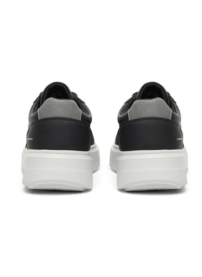 Men's Black Low-Top Casual Sneakers – Classic Style with Durable Sole for All-Day Comfort