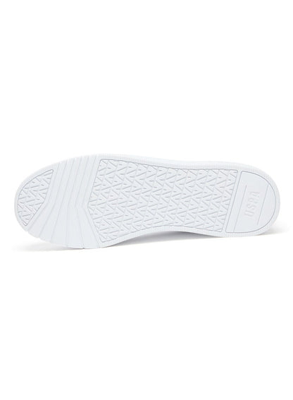 Men's White and Red Low-Top Sneakers - Lightweight Classic Lace-Up Design, Comfortable for Everyday Outfits