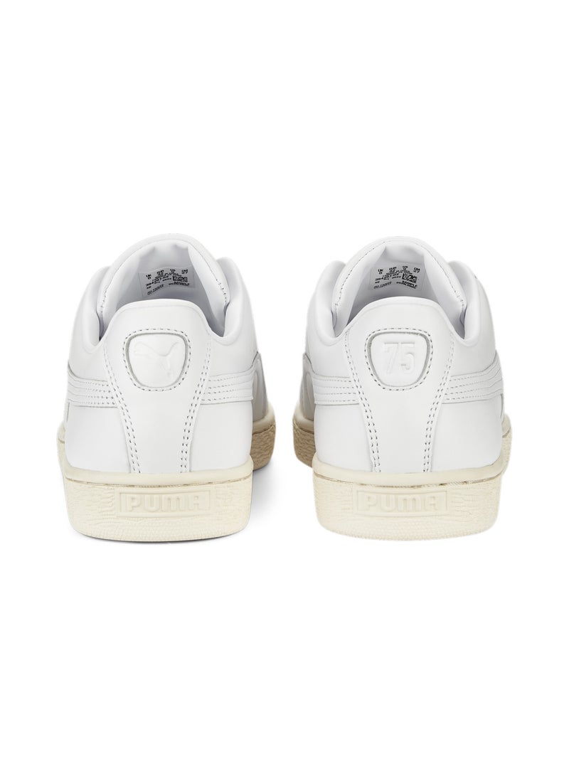 Basket Classic 75Y Mens White Premium Sneakers