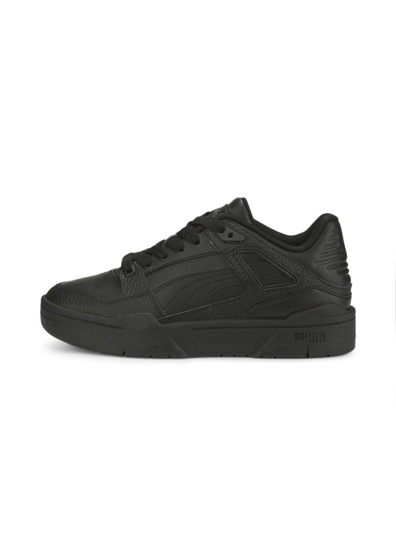 Slipstream Unisex Black Leather Sneakers
