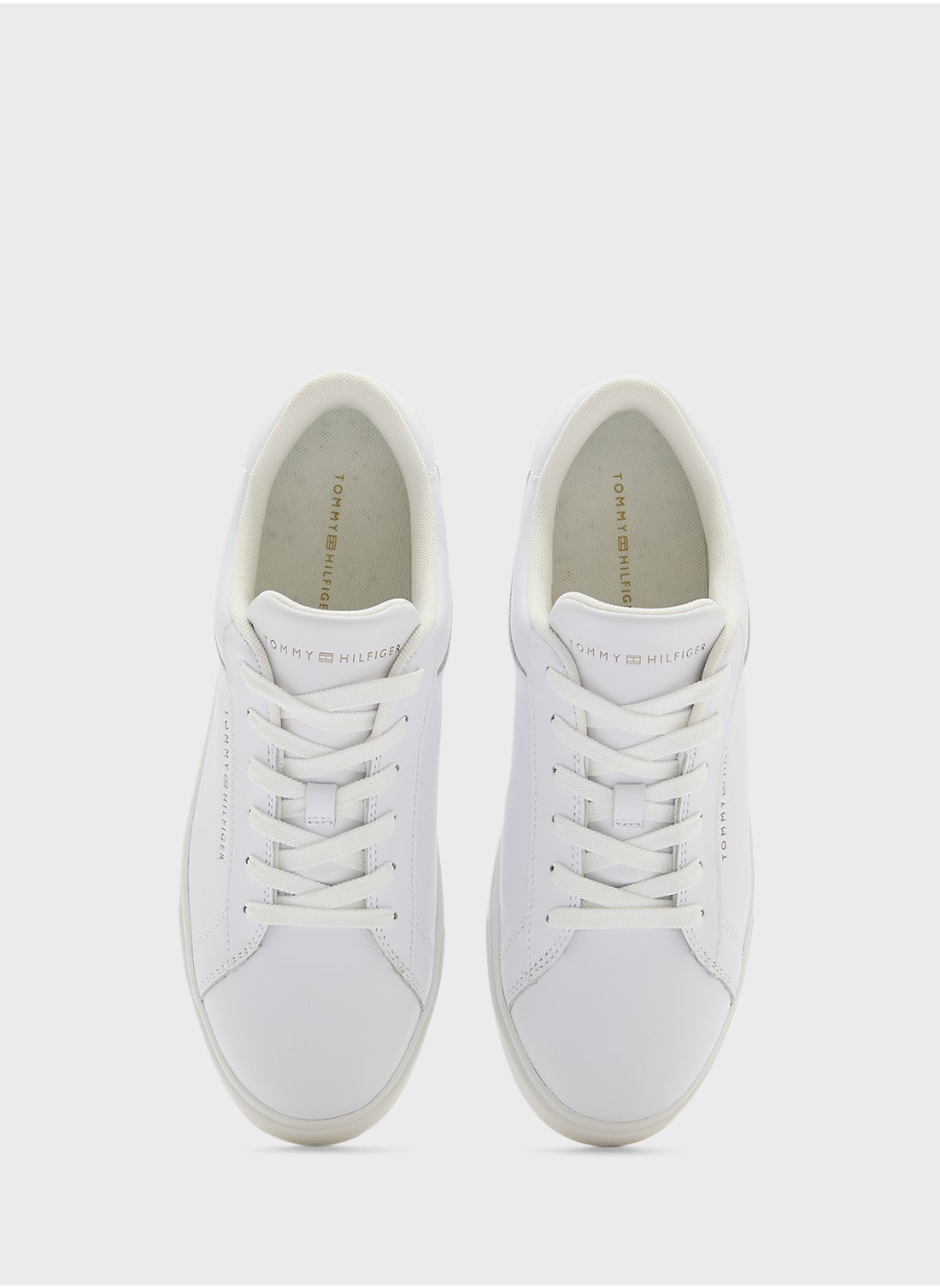 Logo Detail Lace Up Low Top Sneakers