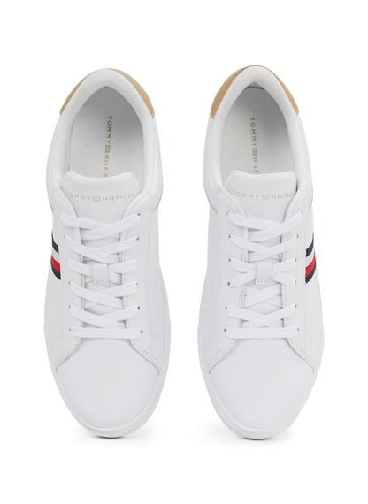 Logo Detail Lace Up Low Top Sneakers