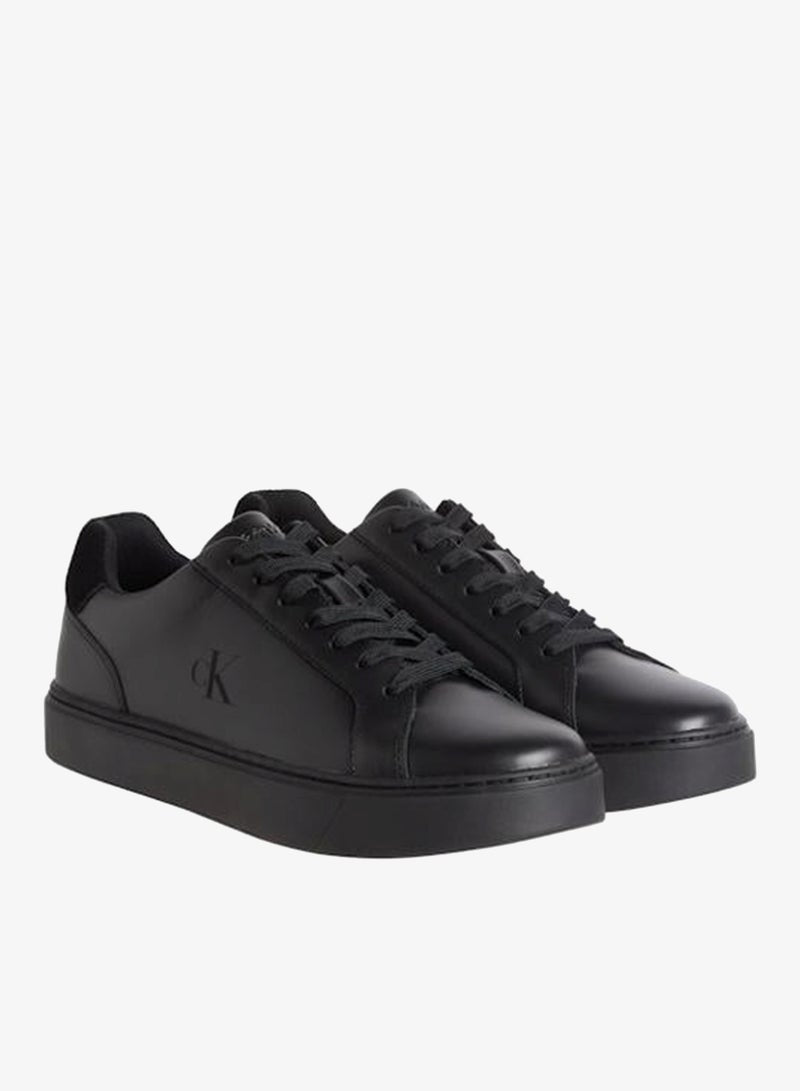 Classic Leather Lace-Up Sneakers