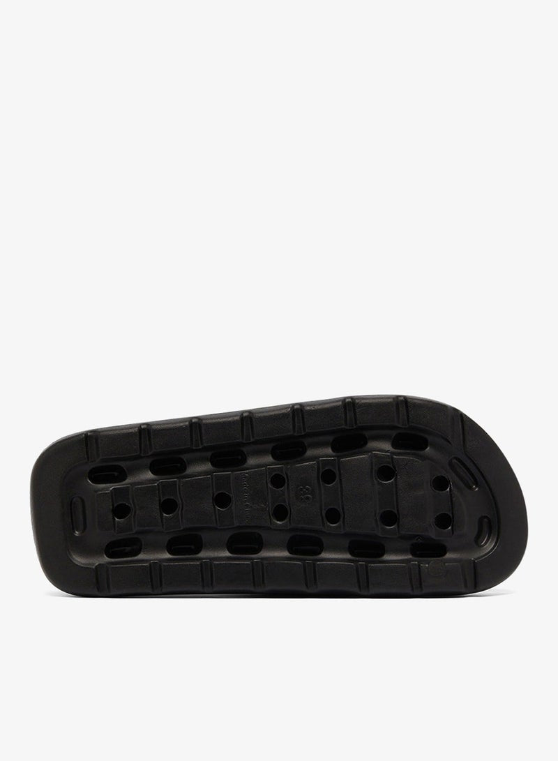 Women's Black Slides - High-Quality Sole Lightweight Shoes & Trendy Design Shoes