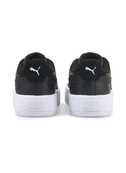 Lily Platform Womens Black Lace Up Sneakers