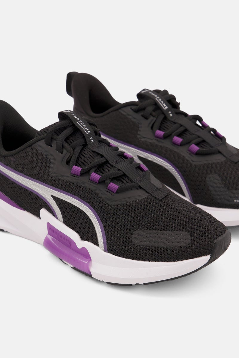 Women Pwr Frame 2 Lace Up Training Shoes, Black
