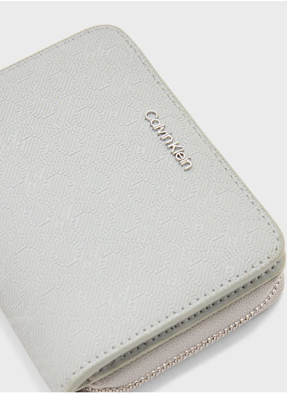 Must Monogram Zip Around Wallet