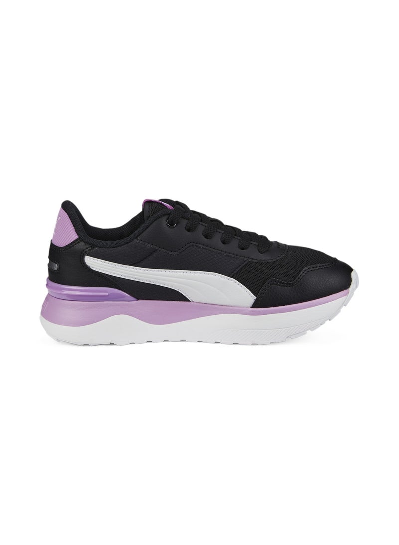 R78 Voyage Youth Girls Black Trainers