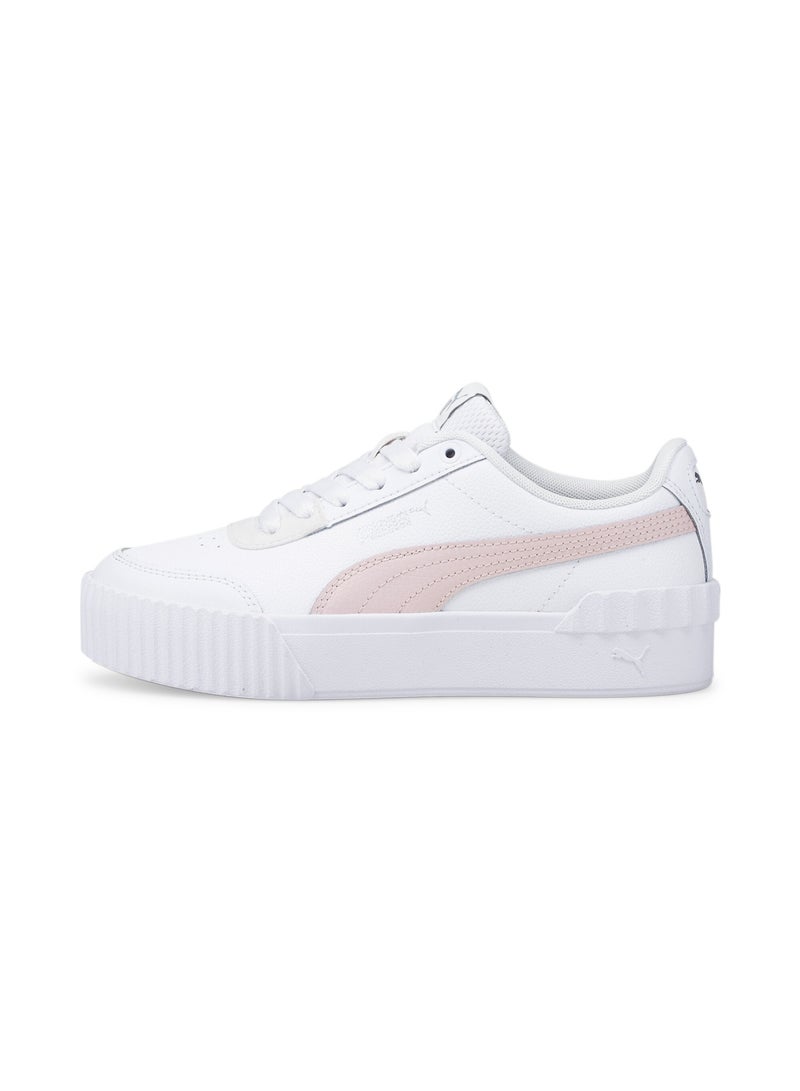 Carina Lift Girls White Trainers