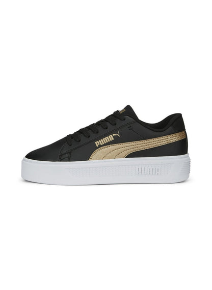 Smash Platform V3 Metallic Womens Black Sneakers