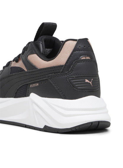 RS-Pulsoid Metallic Womens Black Sneakers