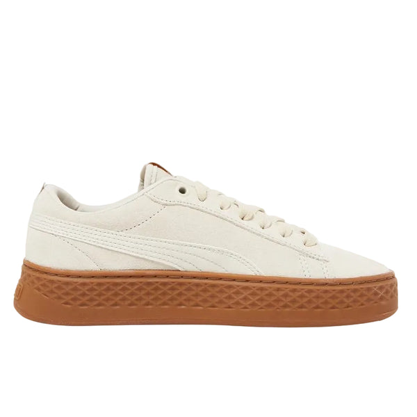 Smash Platform Womens Beige Suede Trainers