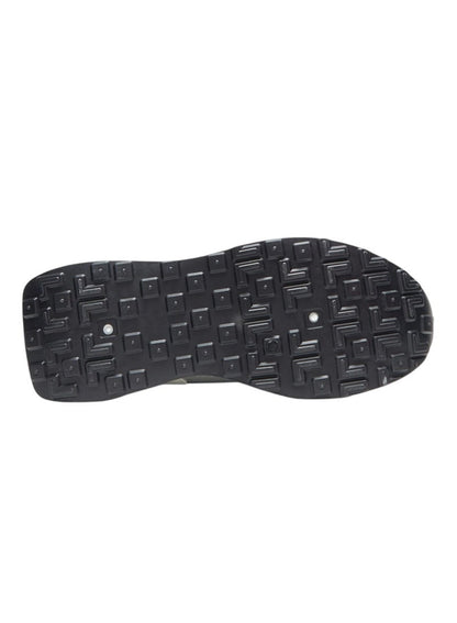 Women's White and Grey Low-Top Sneakers - Lightweight with White Sole, Comfortable Casual Shoes