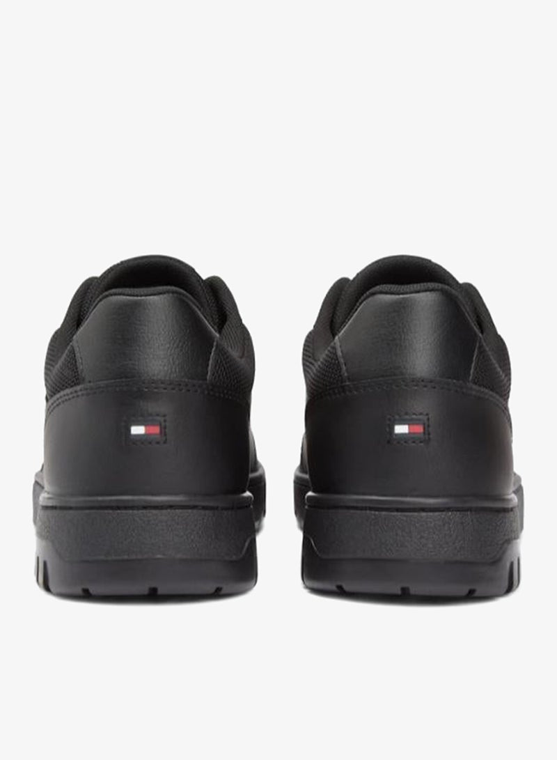Lightweight Basketball Sneakers With Leather