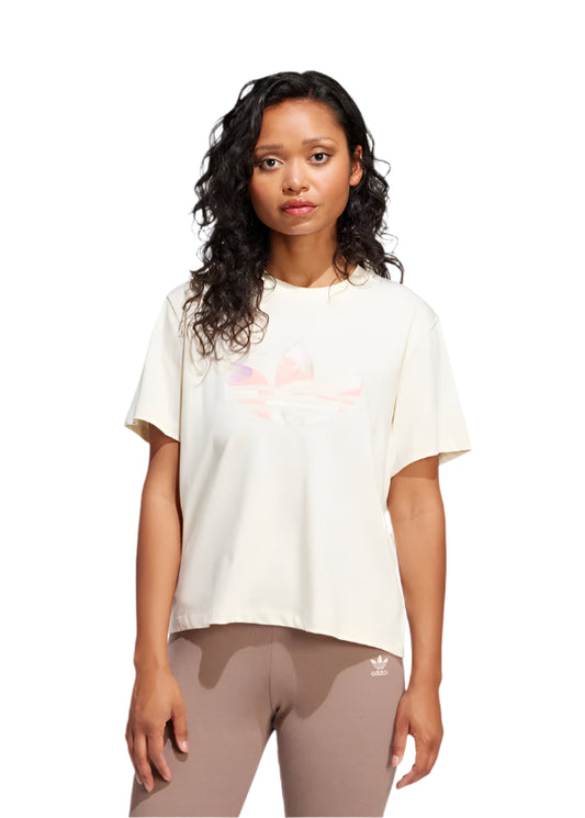 Camo Crop Infilled Logo T-Shirt