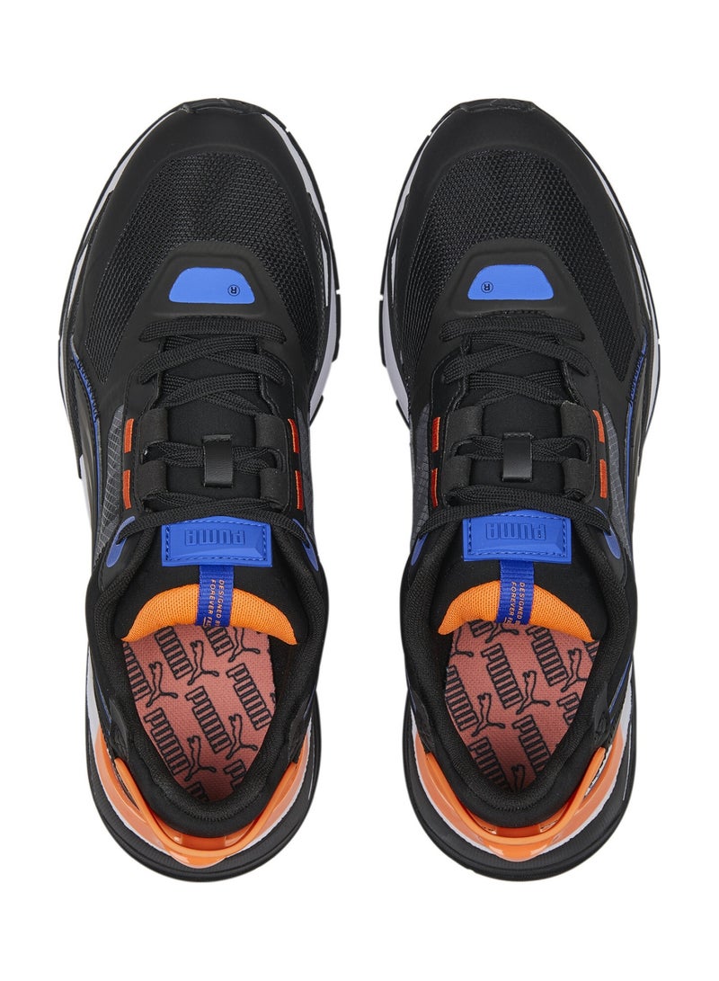 Mirage Sport Tech Reflective Unisex Black Sneakers