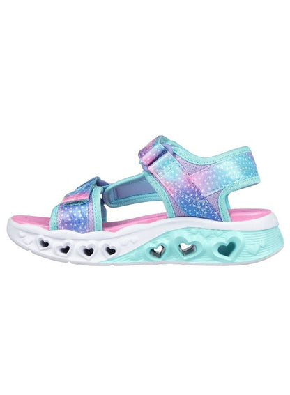 Skechers Flutter Hearts Sandal Kids' Silver Sandals