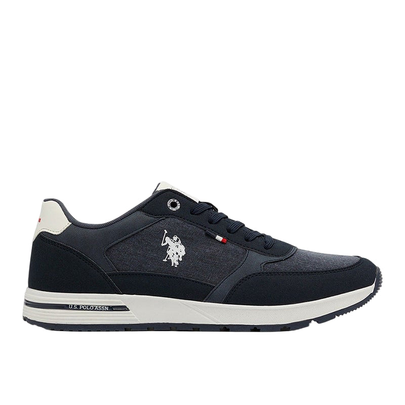 Men's Navy Low-Top Sneakers - Modern Design Shoes for All-Day Comfort