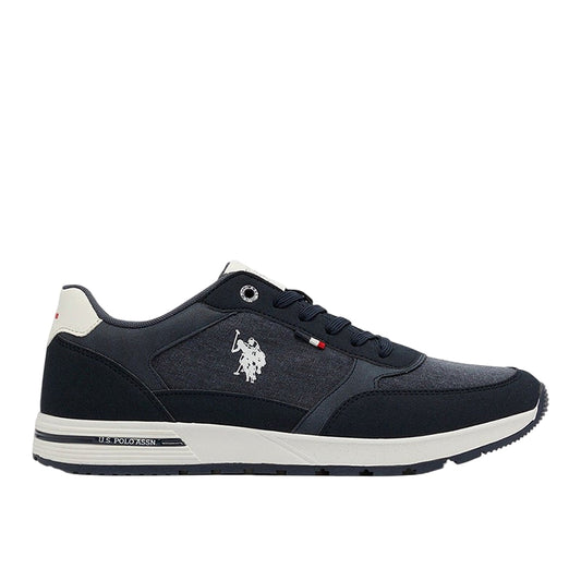 Men's Navy Low-Top Sneakers - Modern Design Shoes for All-Day Comfort